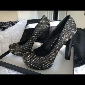 Studded Dolce Vita Black Heel
